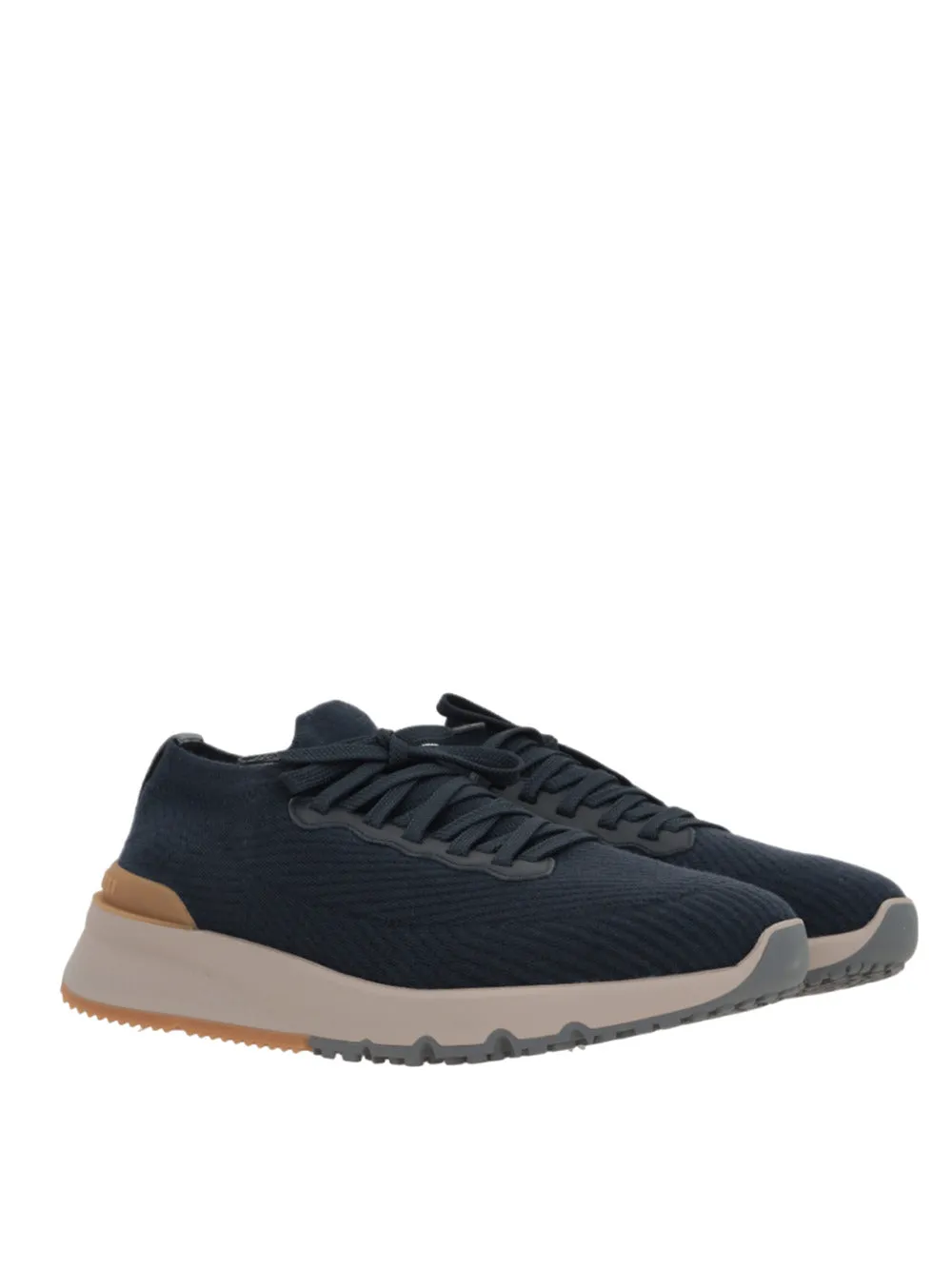 Sneaker Brunello Cucinelli a Maglia di Cotone