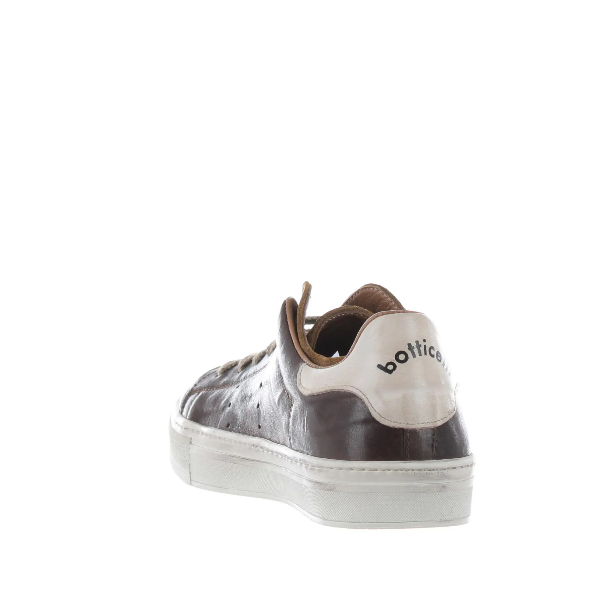 Sneaker in pelle effetto vintage
