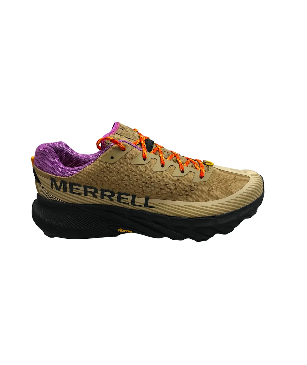 Sneaker uomo MERRELL agility 68125 beige caki  suola VIBRAM