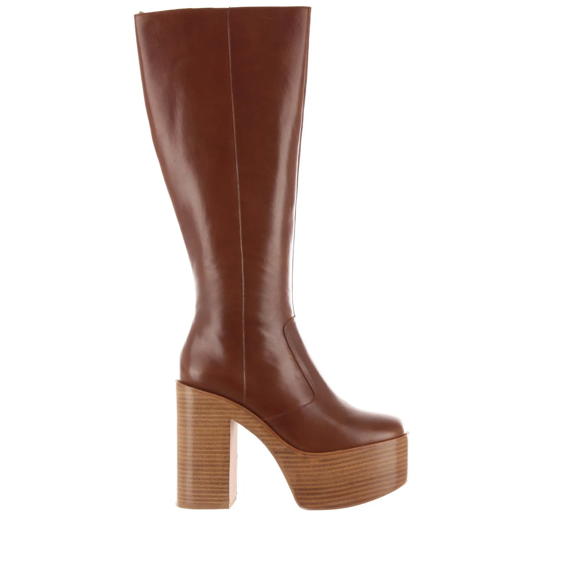 Stivale platform mexique in pelle