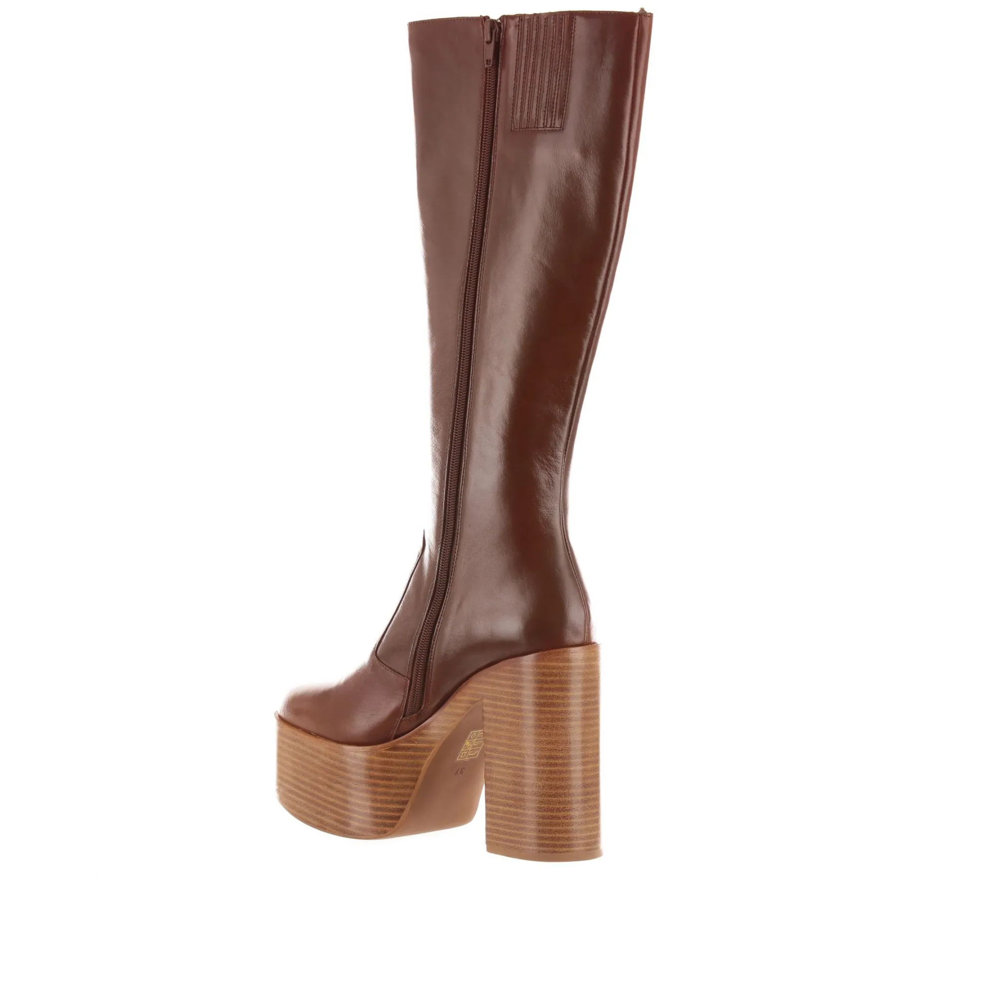 Stivale platform mexique in pelle
