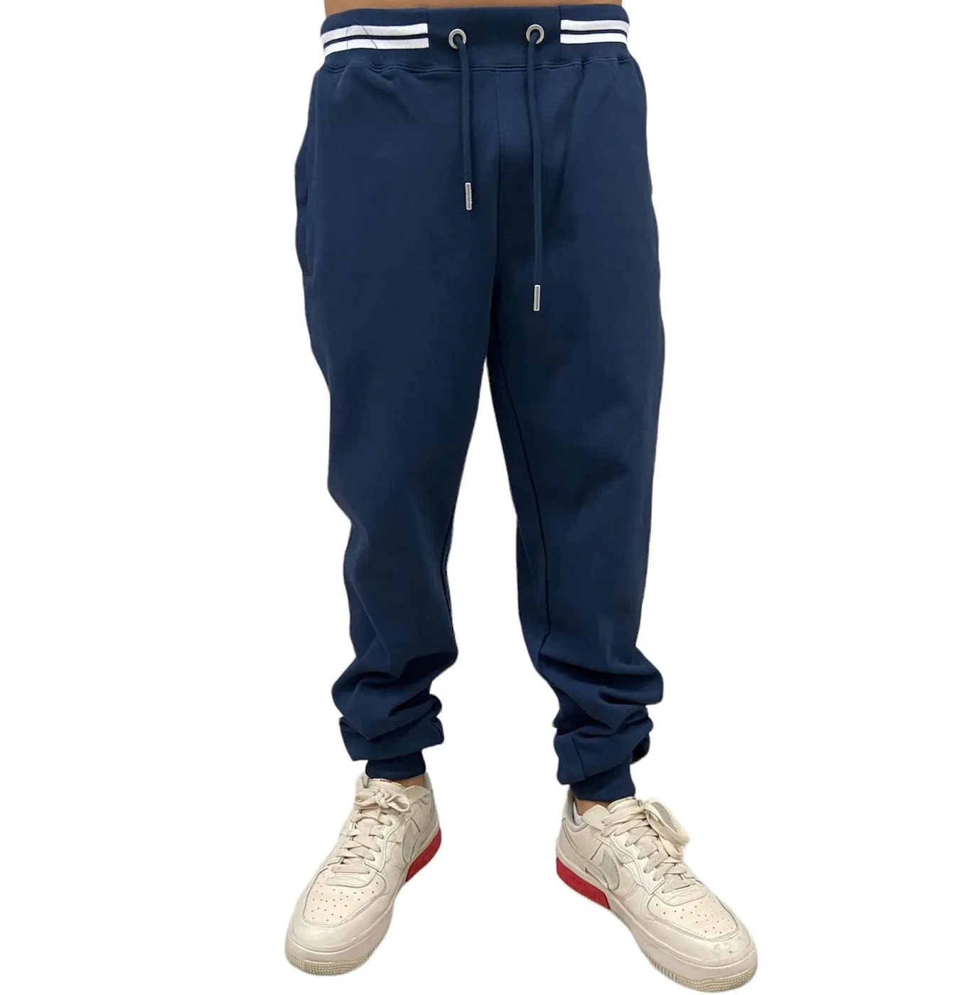Sun 68  ---------    ------------ pantaloni pantaloni pant long heritage cott.fl blu