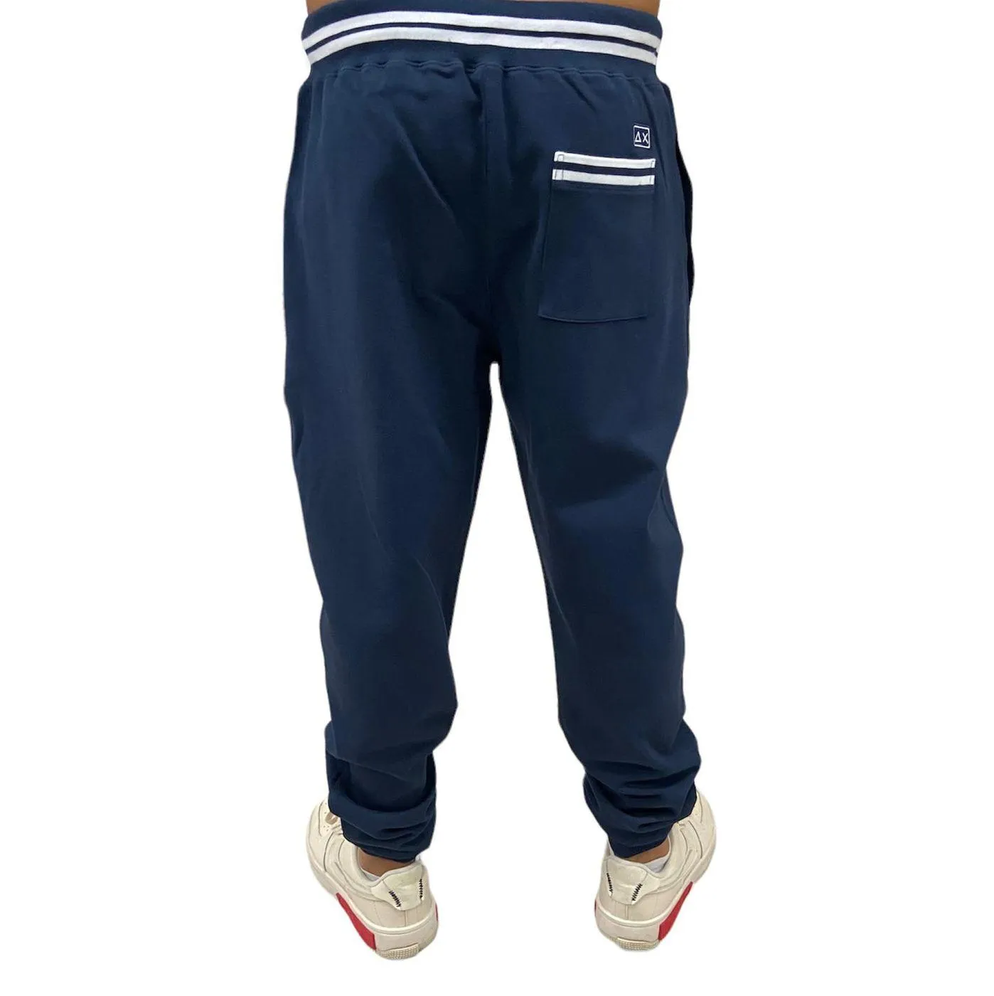 Sun 68  ---------    ------------ pantaloni pantaloni pant long heritage cott.fl blu