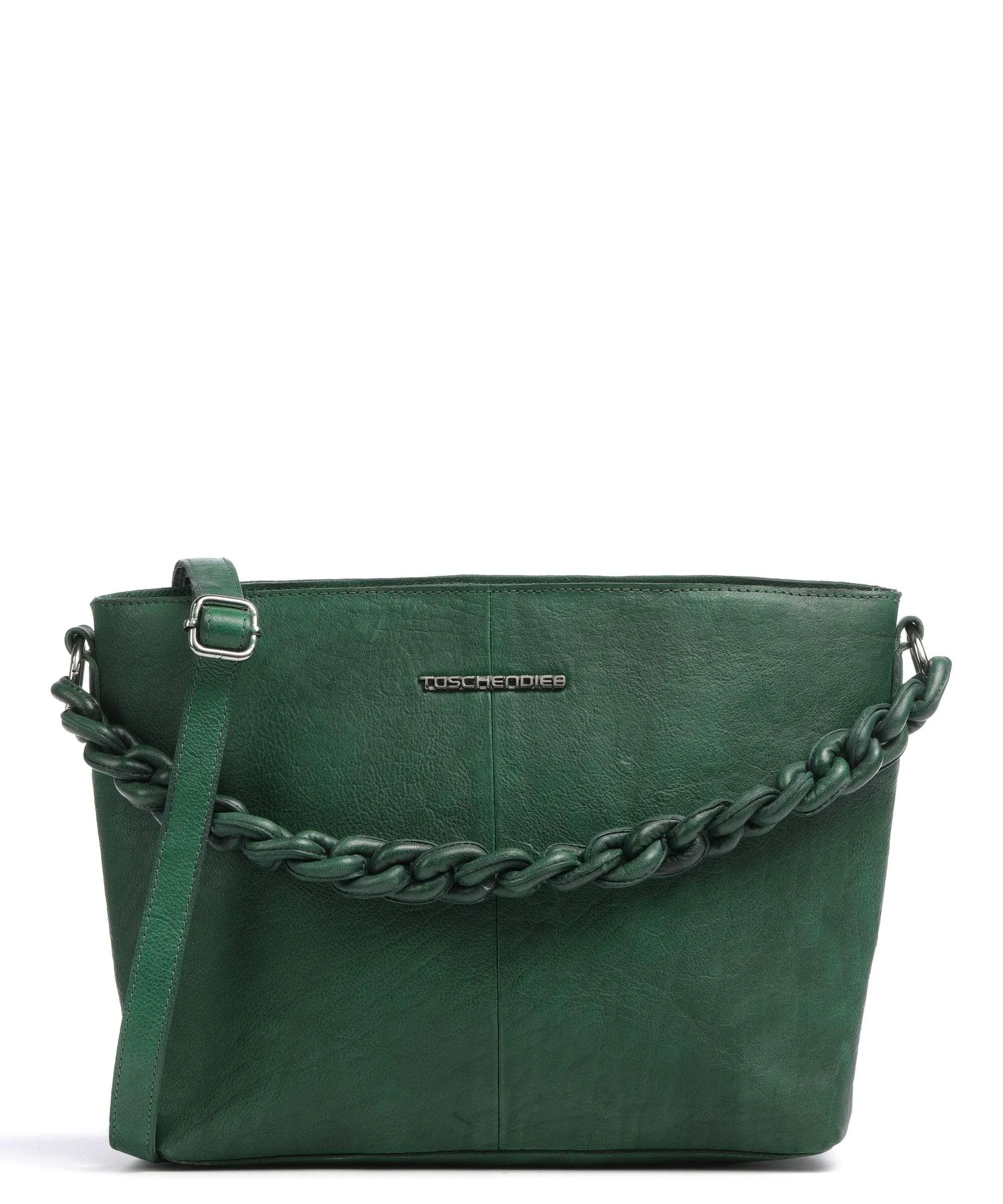 Taschendieb Wien Coburgbastei 1 Borsa a spalla pelle granulata verde  