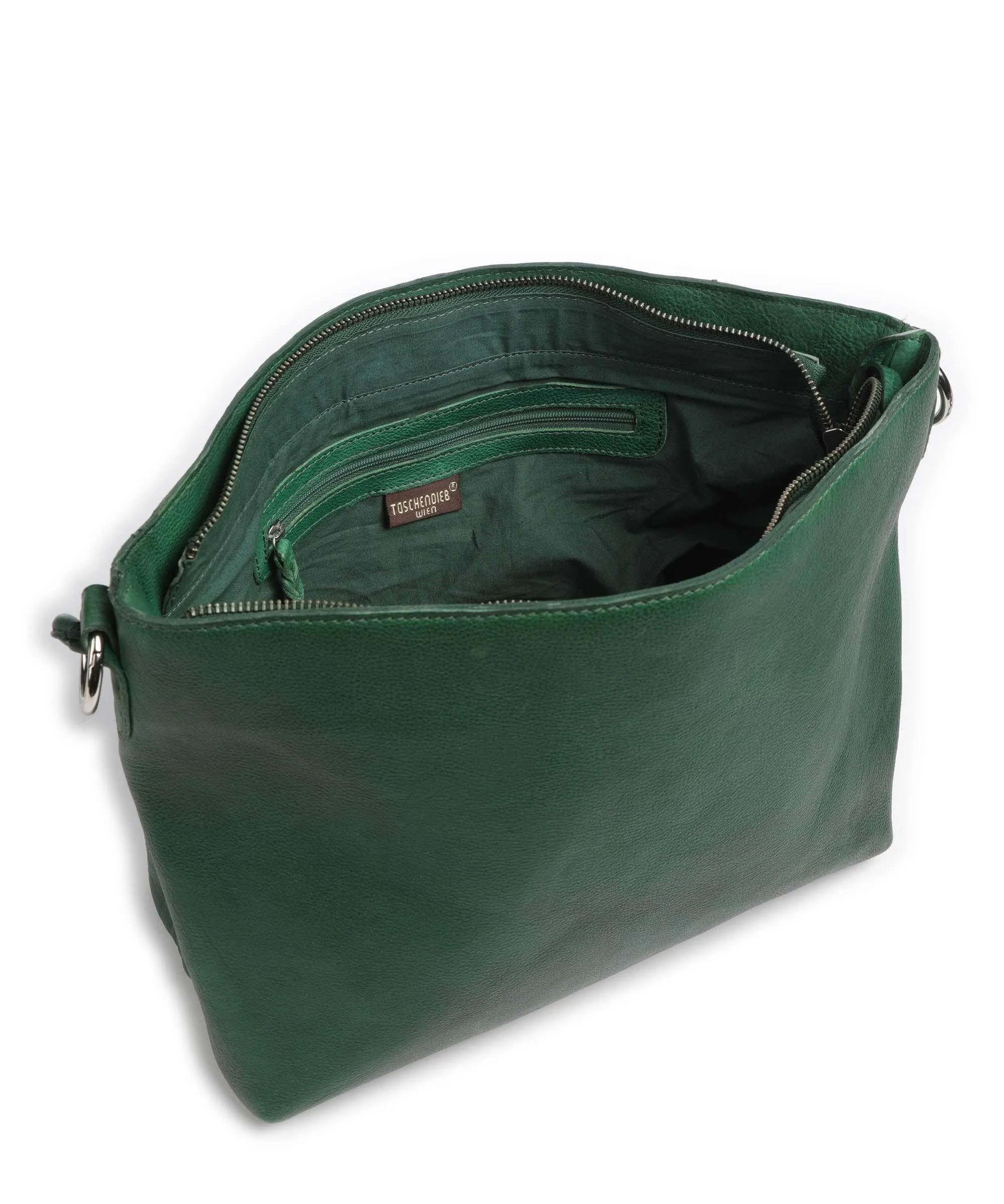  Taschendieb Wien Coburgbastei 1 Borsa a spalla pelle granulata verde  