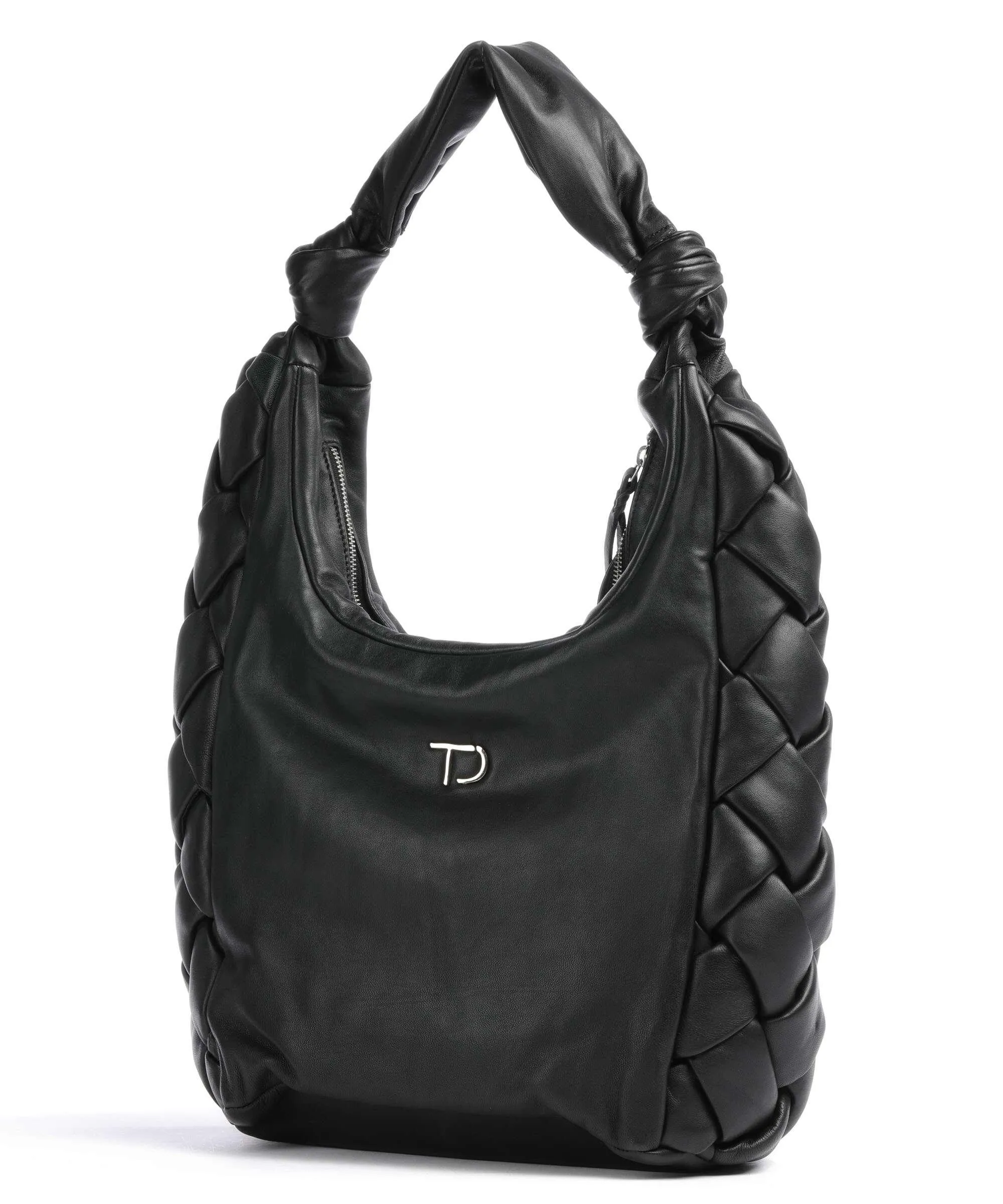  Taschendieb Wien Elisabethstrasse 1 Borsa hobo pelle di vacchetta finemente grana nero  