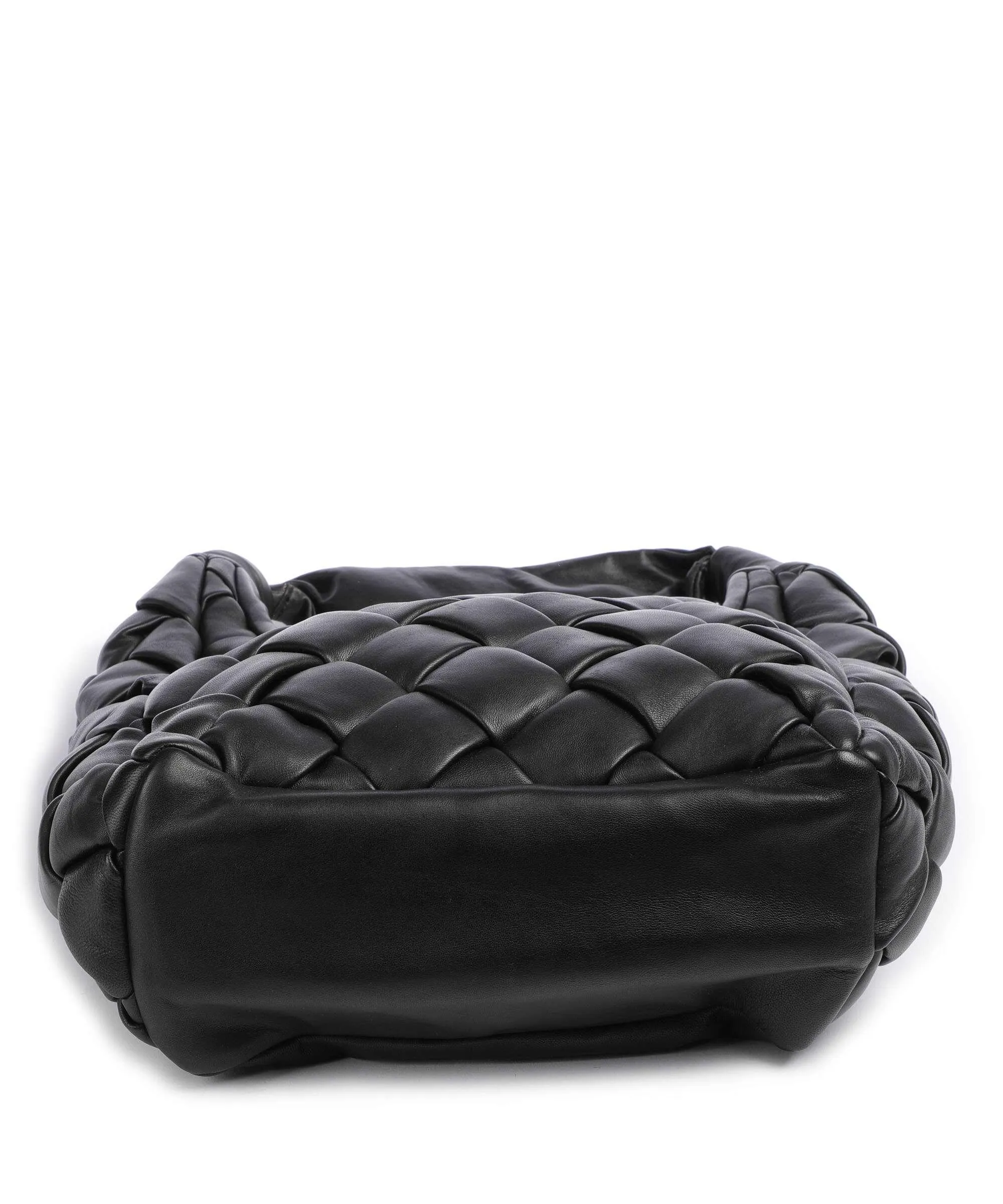  Taschendieb Wien Elisabethstrasse 1 Borsa hobo pelle di vacchetta finemente grana nero  