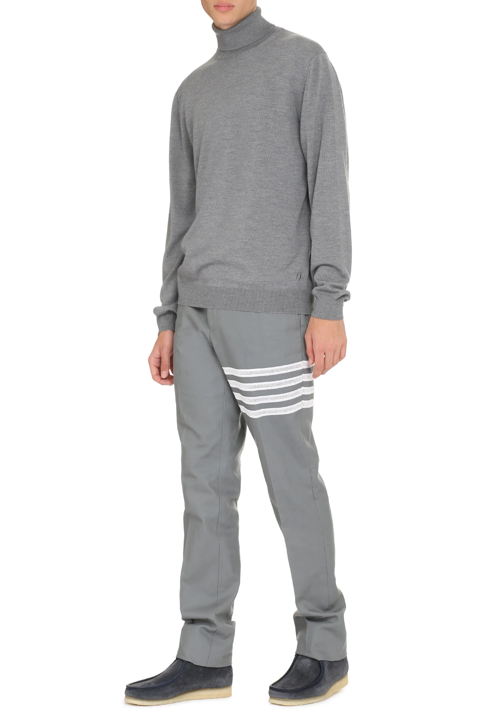 THE (Alphabet) THE (Knit) - Maglione dolcevita in lana