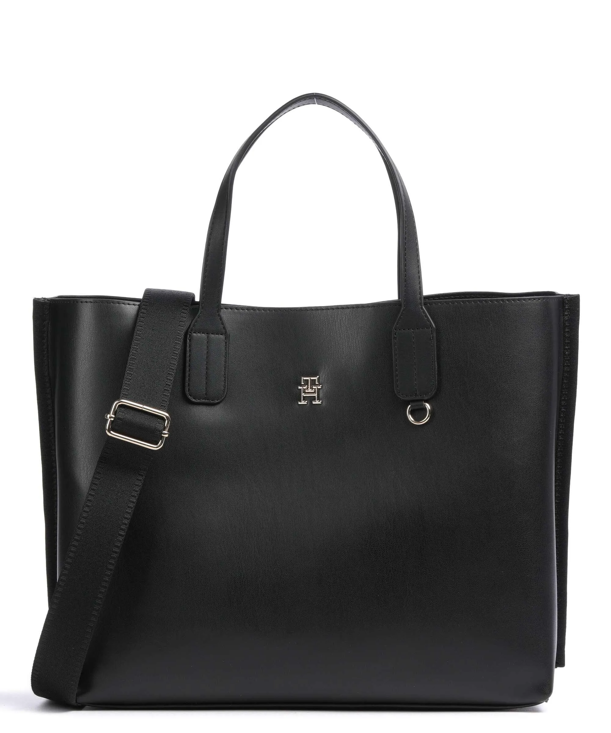  Tommy Hilfiger Iconic Borsa a mano pelle sintetica nero  