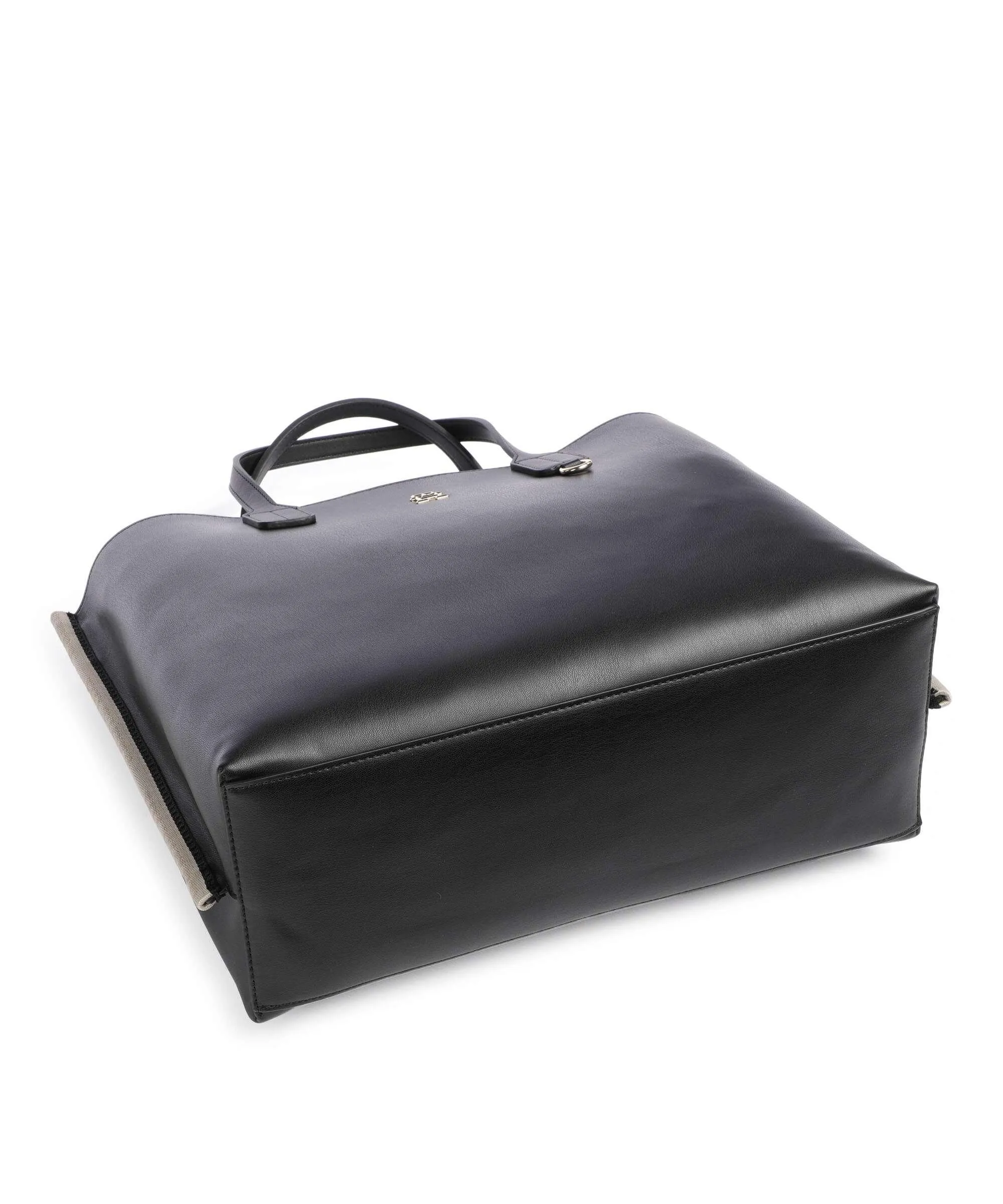  Tommy Hilfiger Iconic Borsa a mano pelle sintetica nero  