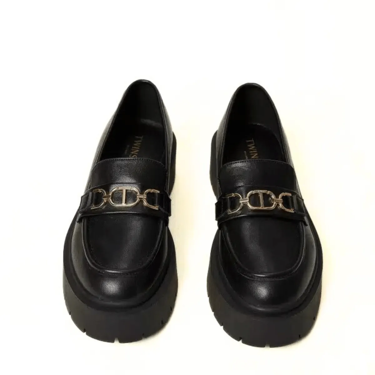TWINSET MOCASSINO TCP002 NERO  