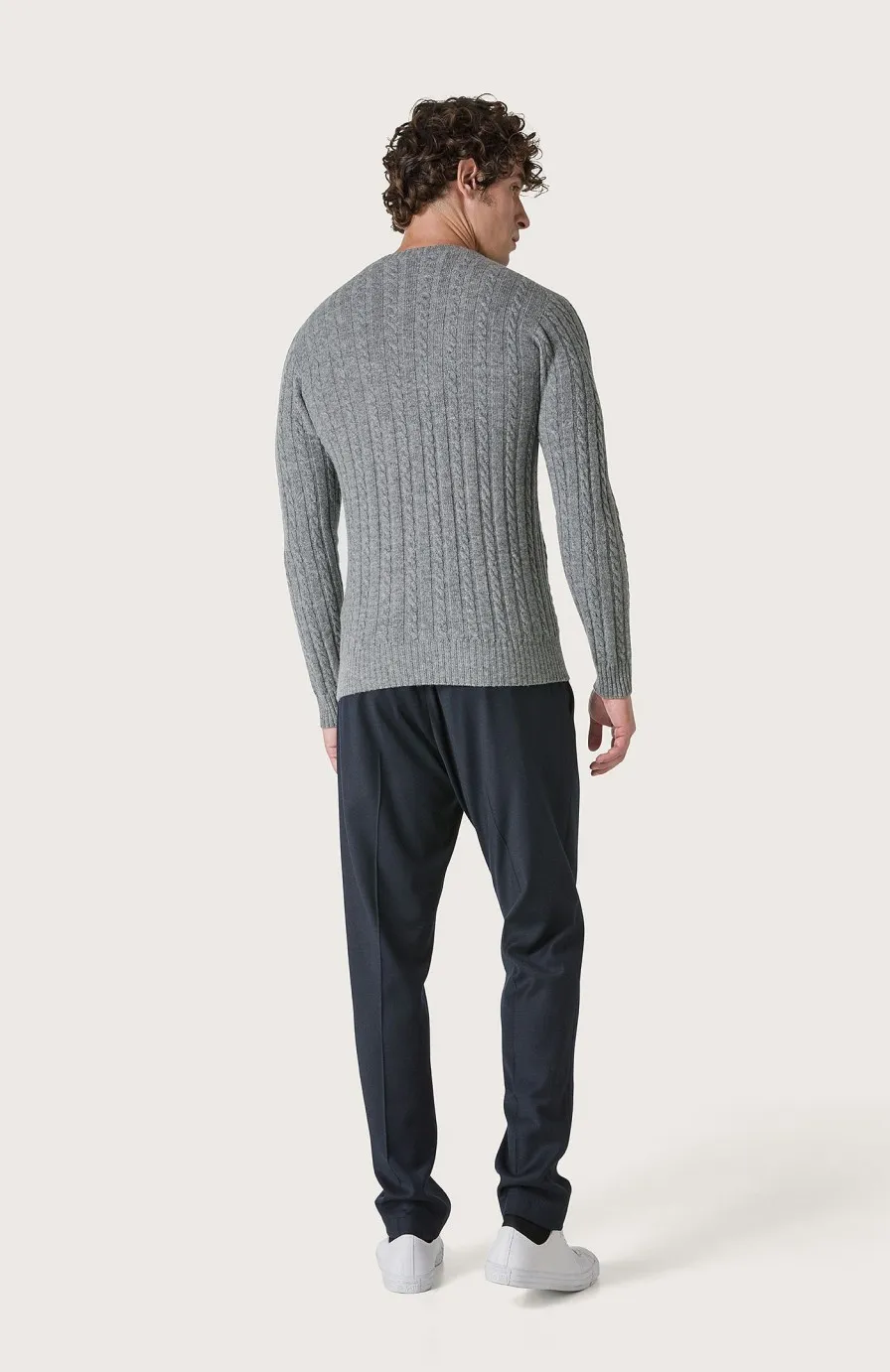 Uomo Seventy Venezia  | Maglione A Trecce E Coste