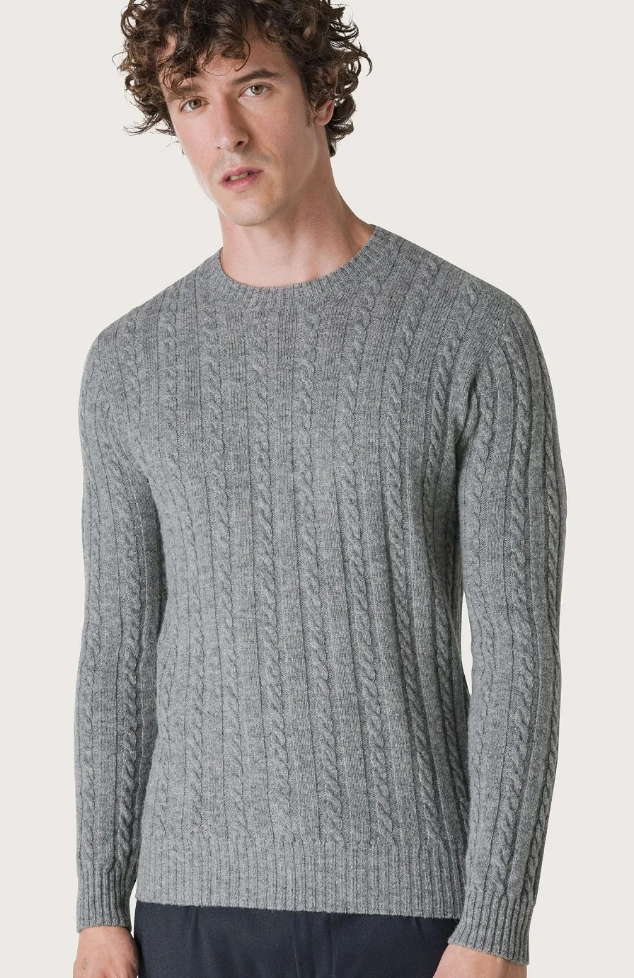 Uomo Seventy Venezia  | Maglione A Trecce E Coste