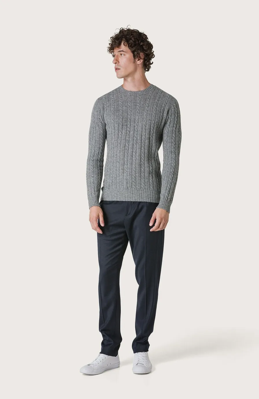 Uomo Seventy Venezia  | Maglione A Trecce E Coste