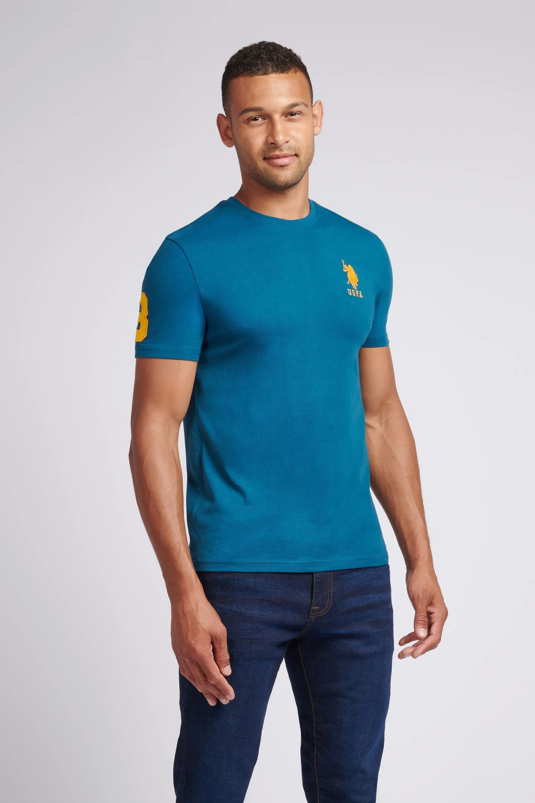U.S. Polo Assn. Regolare - Fit Maglietta da uomo Player 3    