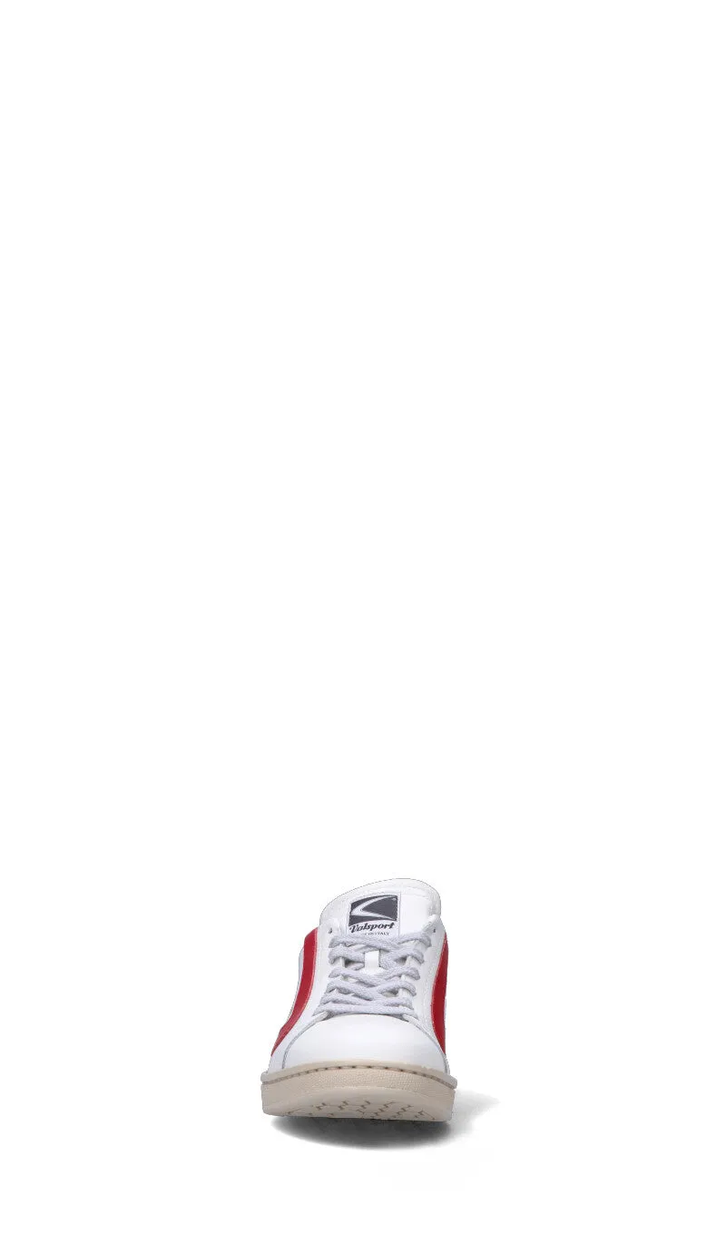 VALSPORT Sneaker uomo bianca/rossa in pelle