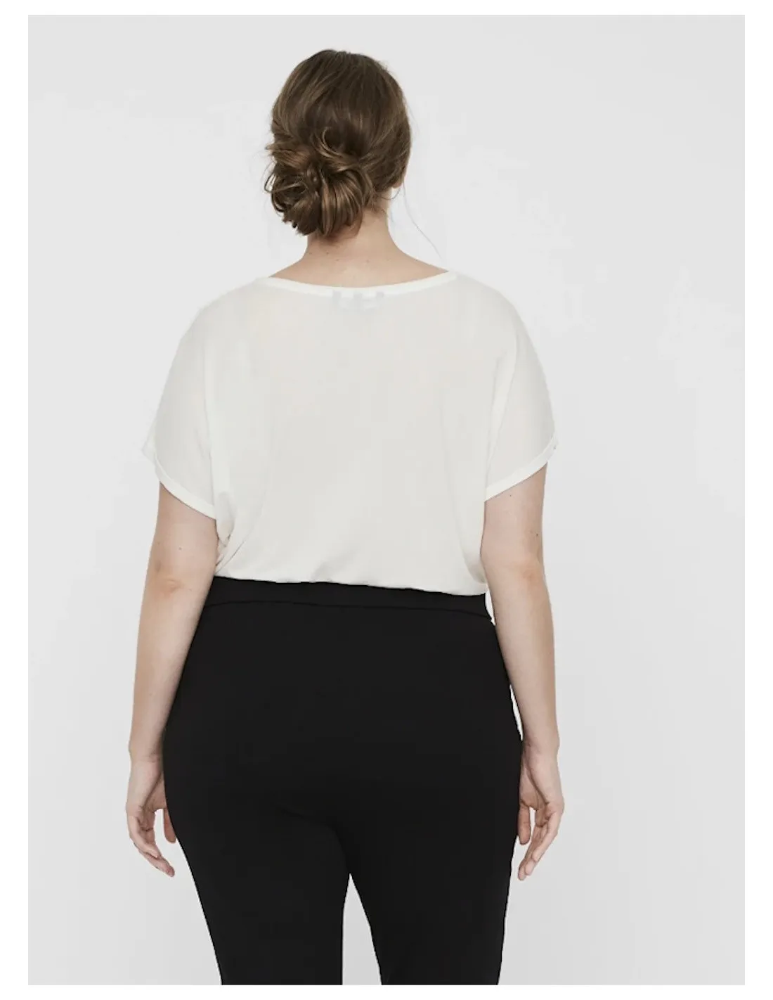 VERO MODA CURVE PANTALONI DONNA CKAMMA MW FLARED J