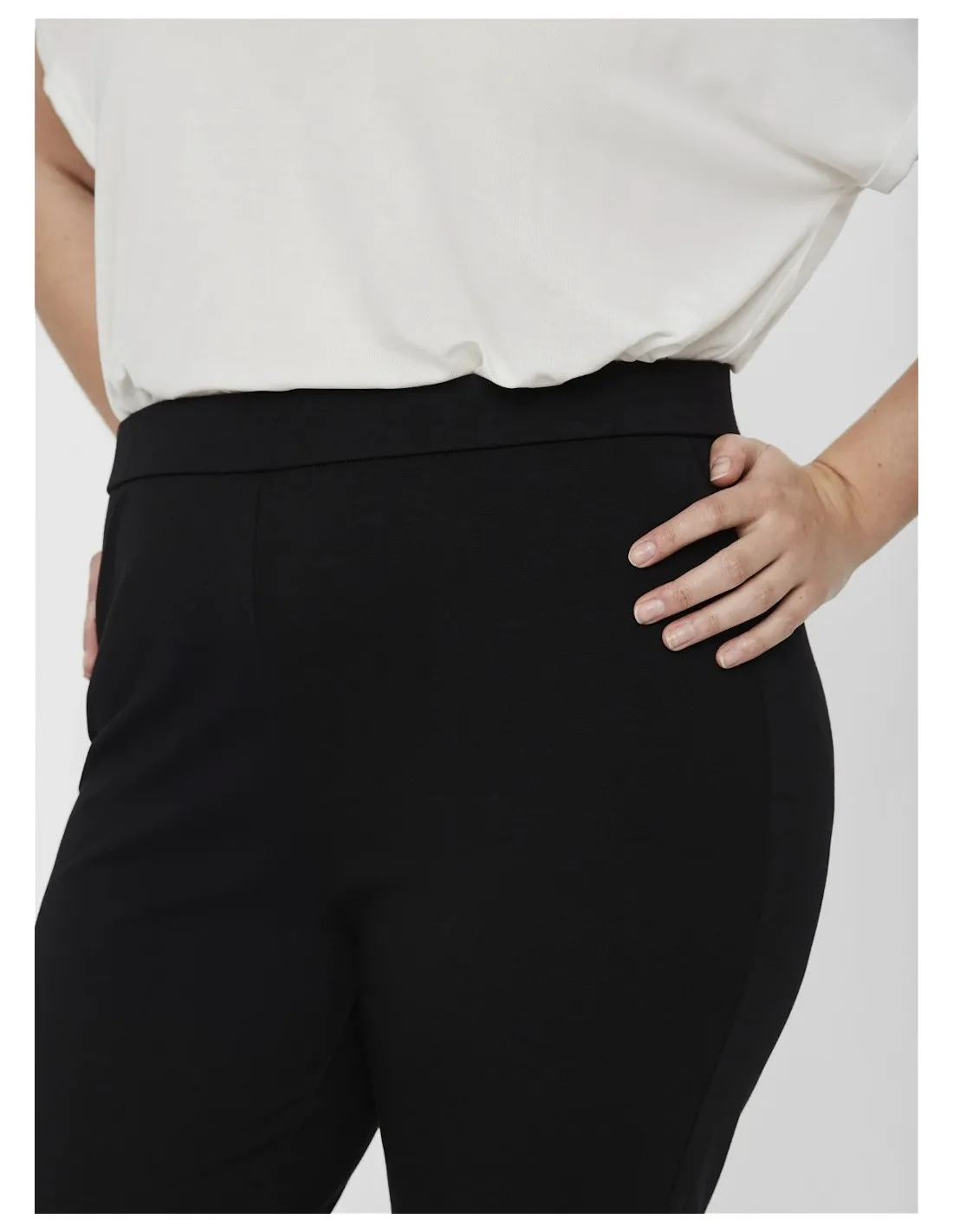 VERO MODA CURVE PANTALONI DONNA CKAMMA MW FLARED J