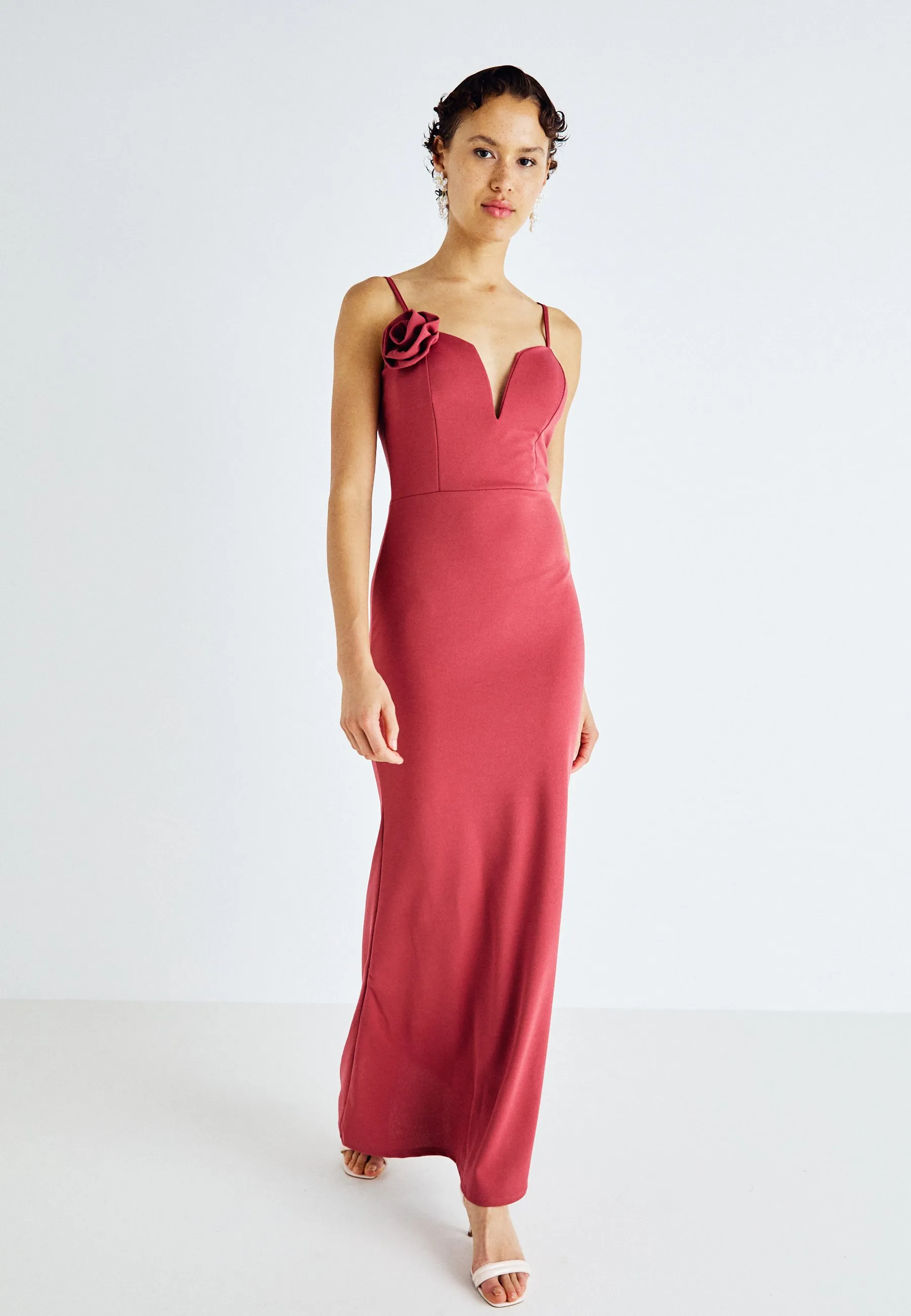 WEDDING GINA FLOWER - Vestito di maglina