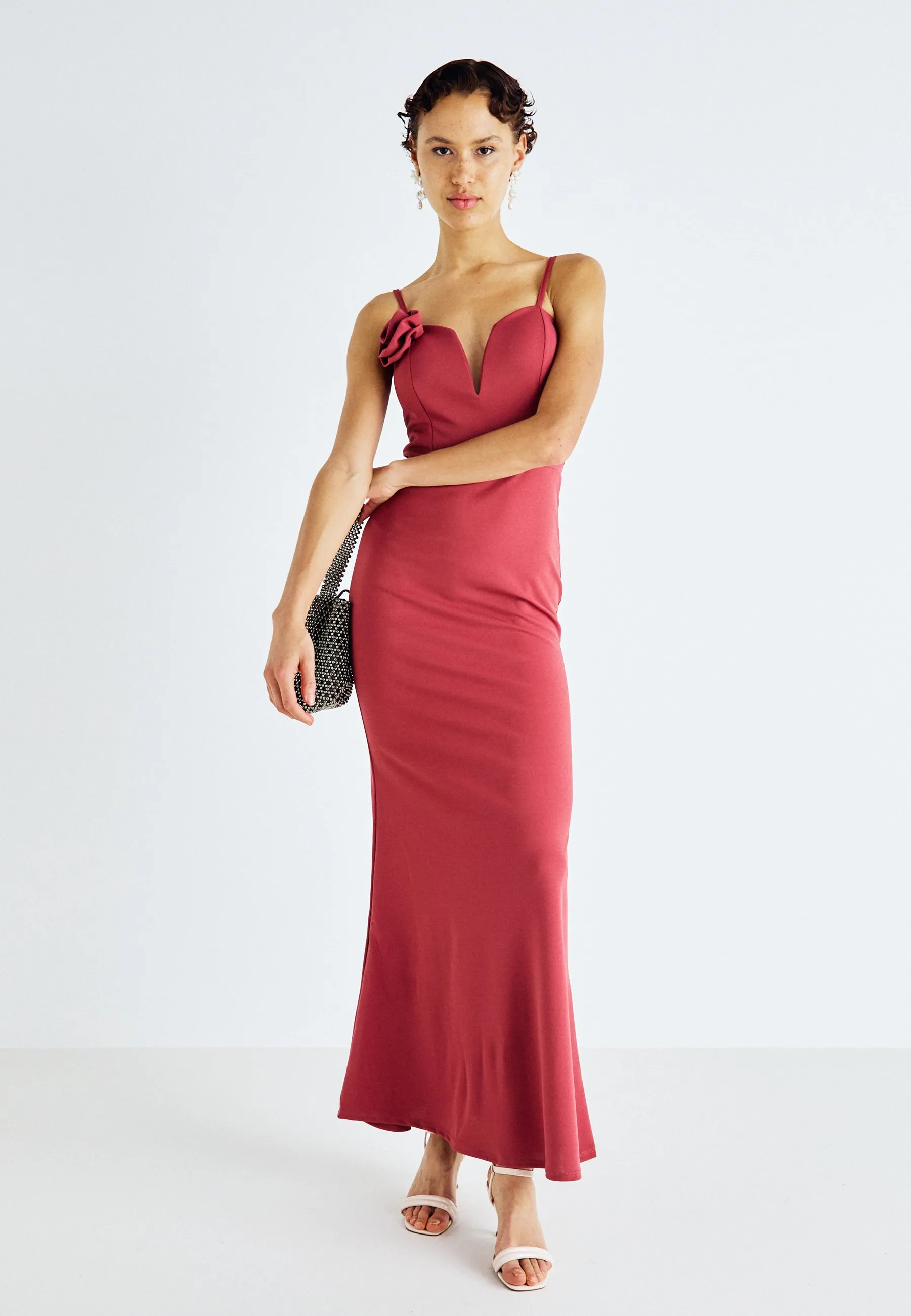 WEDDING GINA FLOWER - Vestito di maglina