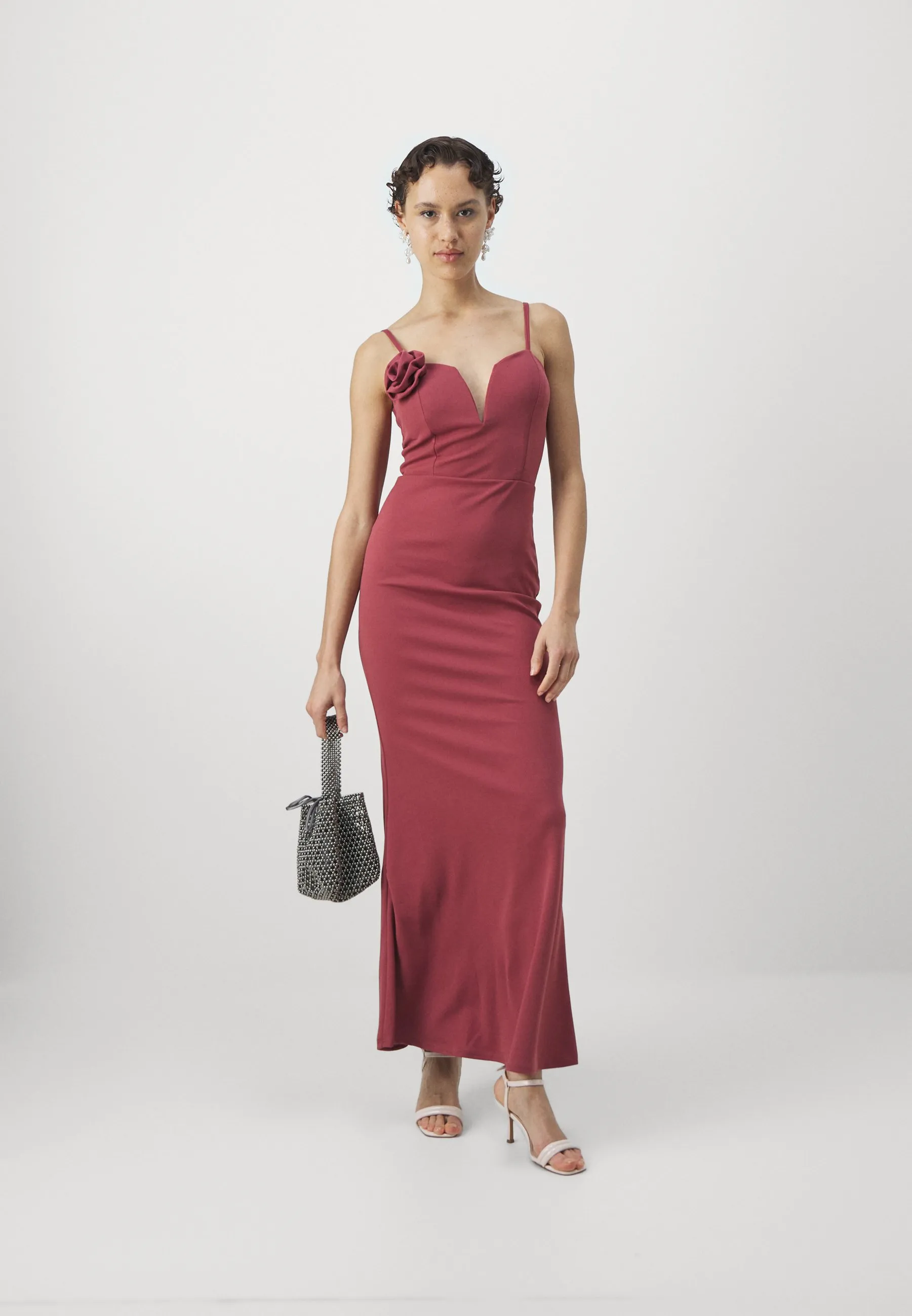 WEDDING GINA FLOWER - Vestito di maglina