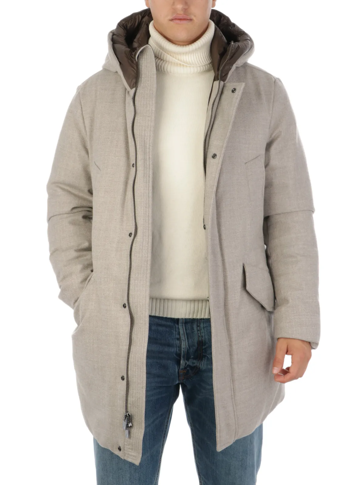 WOOLRICH ---------- Parka Uomo in Lana Loro Piana ---------