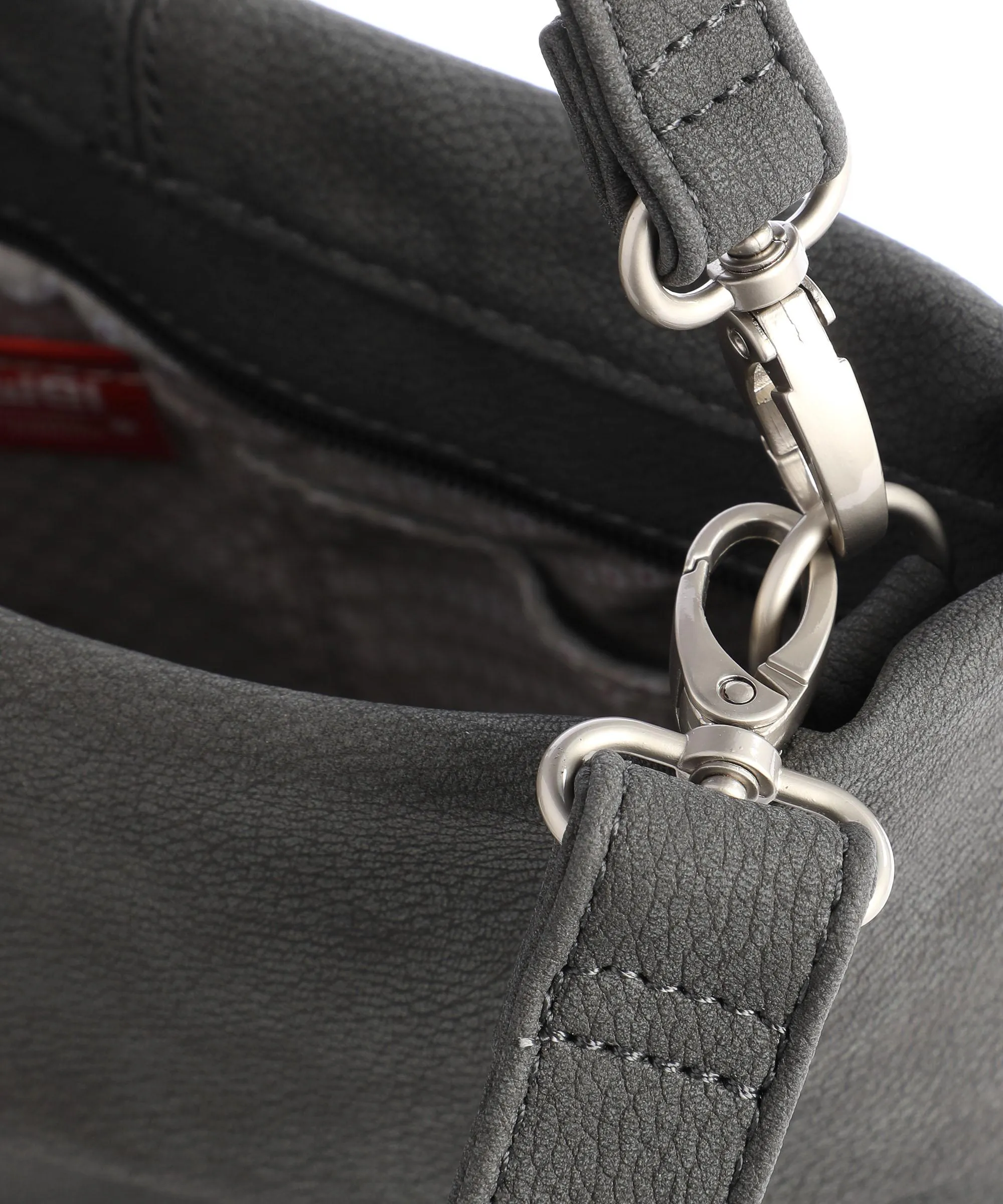  Zwei Mademoiselle.M M8 Borsa a spalla pelle sintetica grigio scuro  
