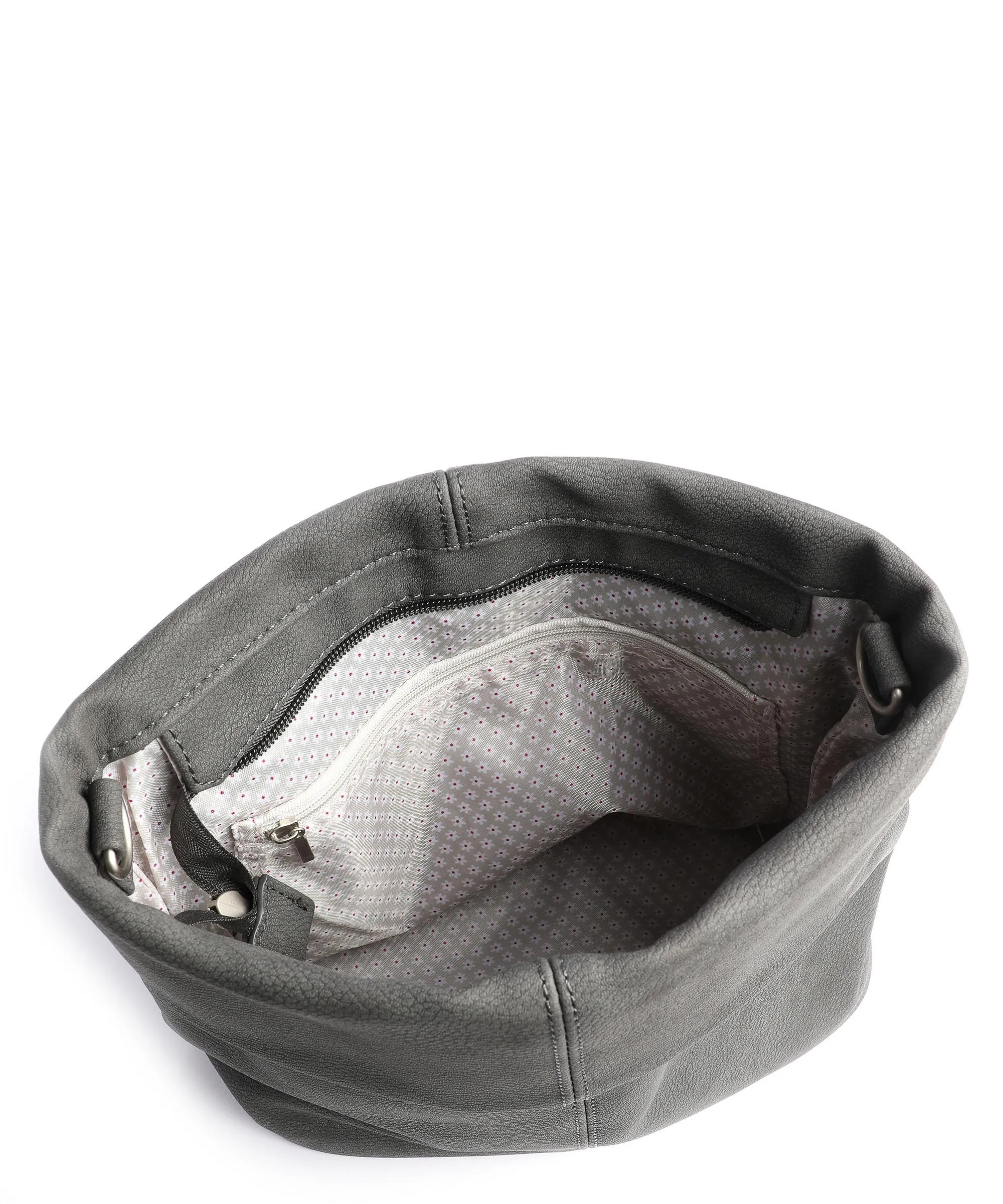  Zwei Mademoiselle.M M8 Borsa a spalla pelle sintetica grigio scuro  